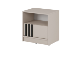 Kaszmir Stolik nocny z lamelami NELA 50cm PS